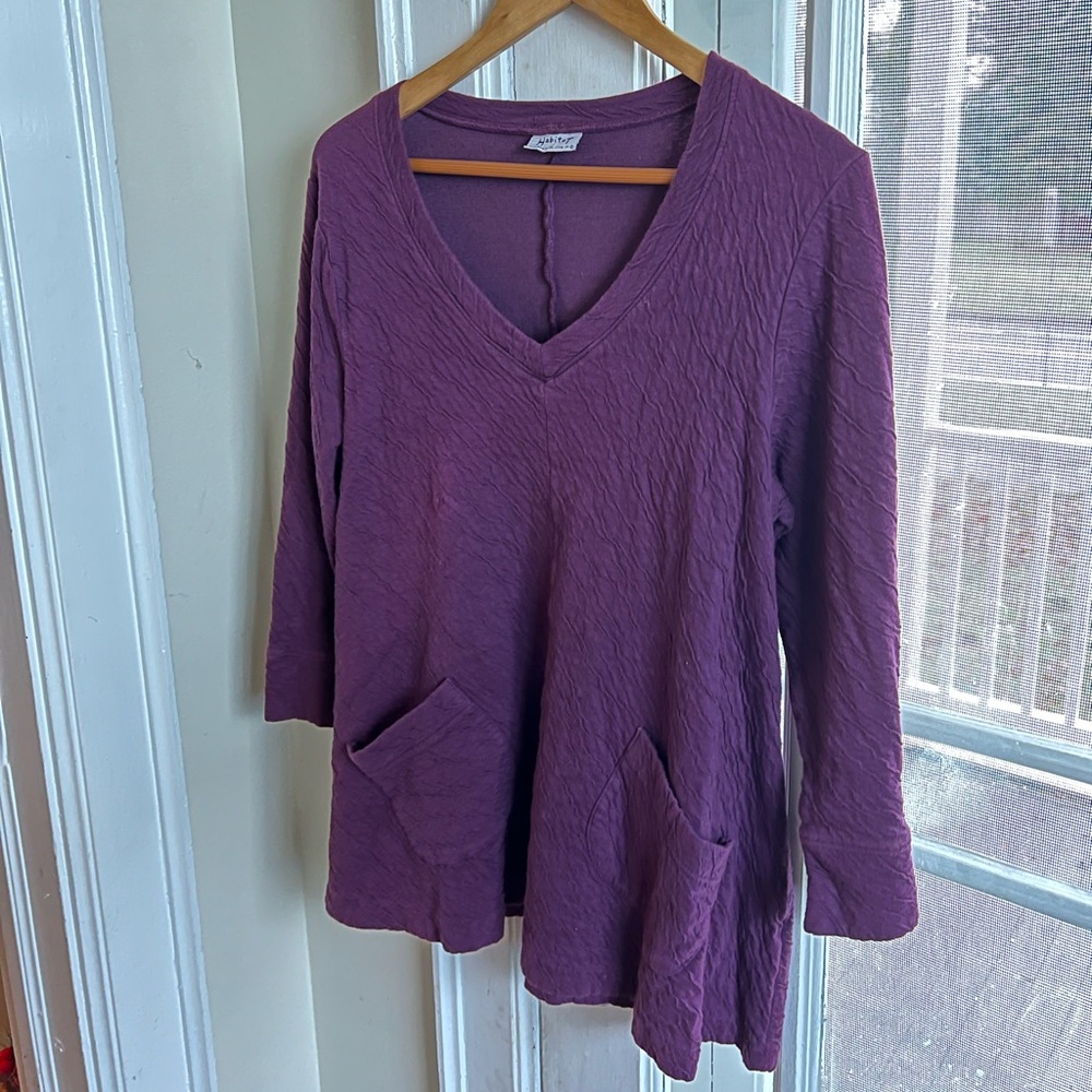 Habitat purple tunic